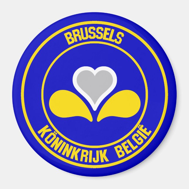 Imán Emblema de la Ronda de Bruselas (Frente)