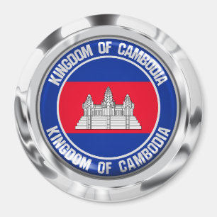Imán Emblema de la Ronda de Camboya