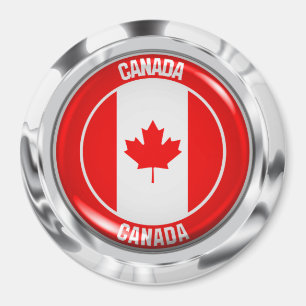 Imán Emblema de la Ronda de Canadá