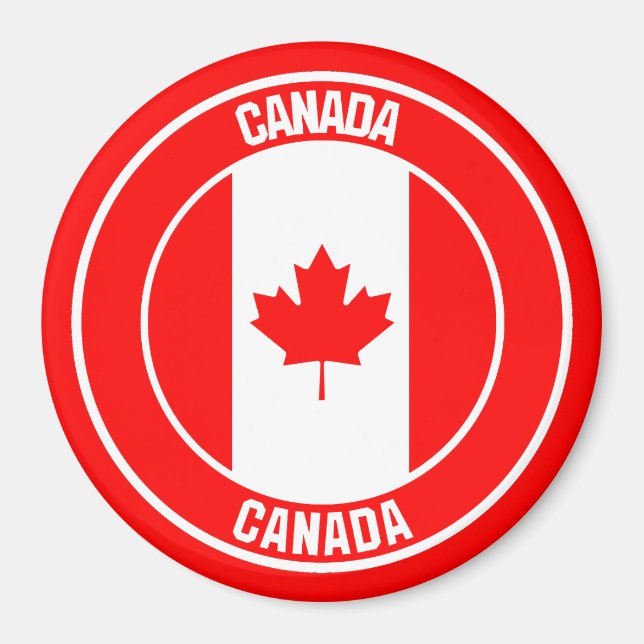 Imán Emblema de la Ronda de Canadá (Frente)