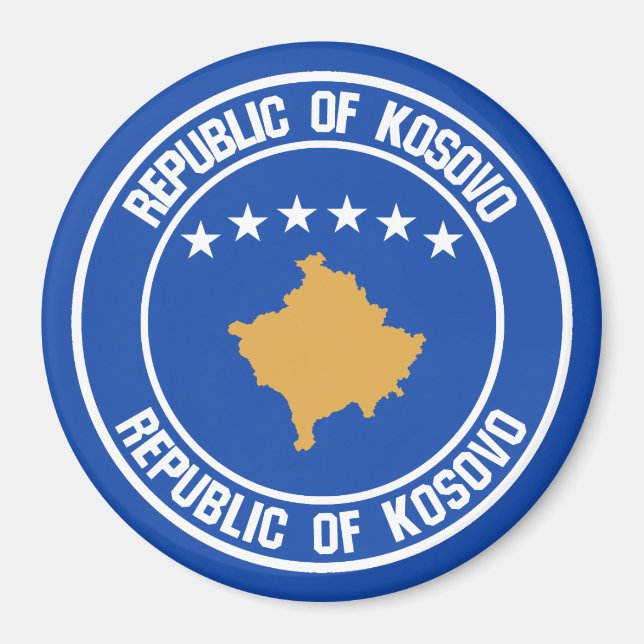 Imán Emblema de la Ronda de Kosovo (Frente)