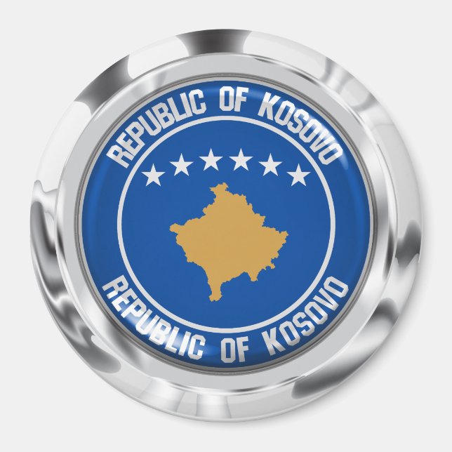 Imán Emblema de la Ronda de Kosovo (Frente)