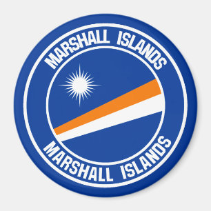 Imán Emblema de la Ronda de las Islas Marshall
