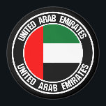 Imán Emblema de la Ronda de los Emiratos Árabes Unidos<br><div class="desc">Emblema de la Ronda de los Emiratos Árabes Unidos</div>