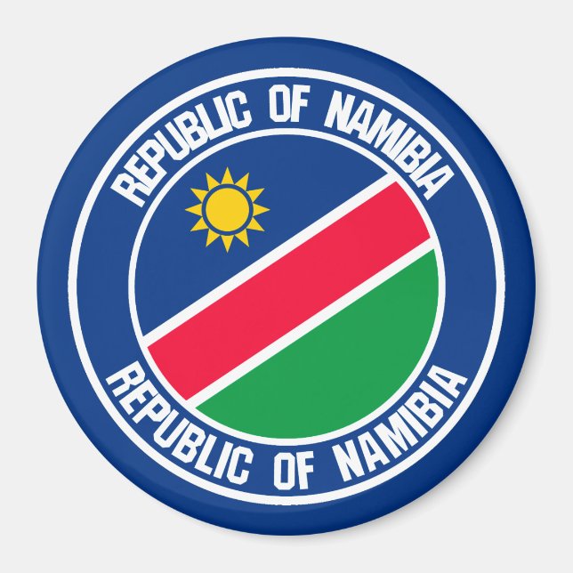 Imán Emblema de la Ronda de Namibia (Frente)