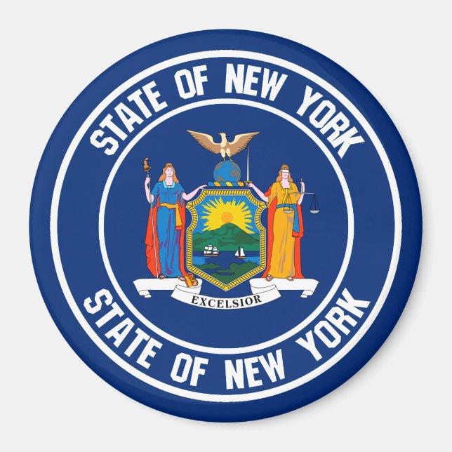 Imán Emblema de la Ronda de Nueva York (Frente)