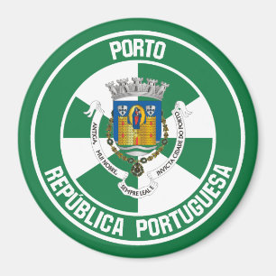 Imán Emblema de la ronda de Oporto