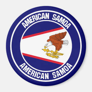 Imán Emblema de la Ronda de Samoa Americana
