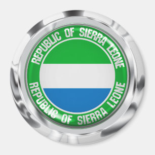 Imán Emblema de la Ronda de Sierra Leona