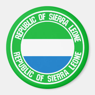 Imán Emblema de la Ronda de Sierra Leona