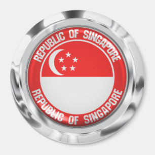Imán Emblema de la Ronda de Singapur