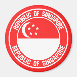 Imán Emblema de la Ronda de Singapur