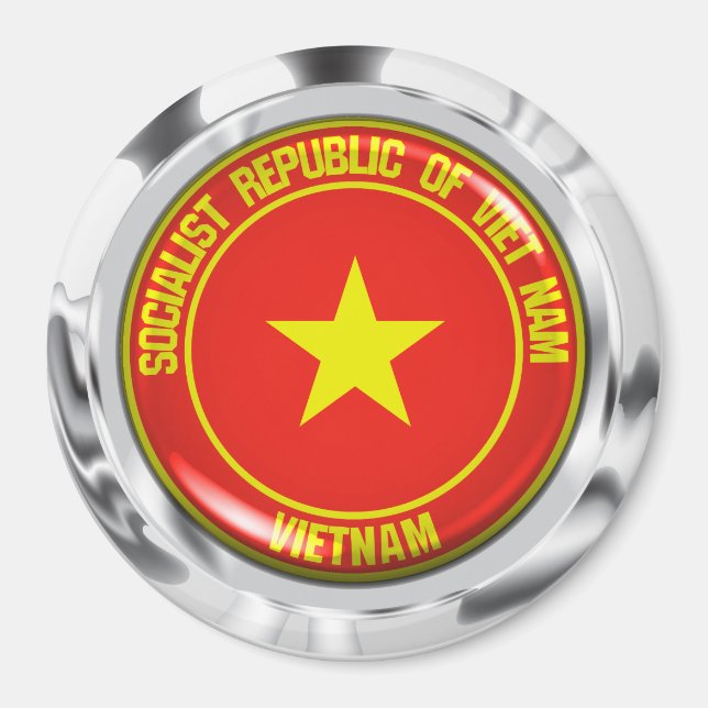 Imán Emblema de la Ronda de Vietnam (Frente)