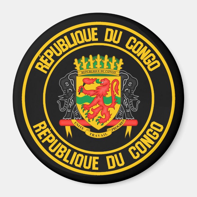Imán Emblema de la Ronda del Congo (Frente)