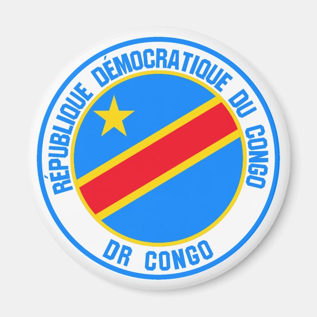 Imán Emblema de la Ronda del Congo (Frente)
