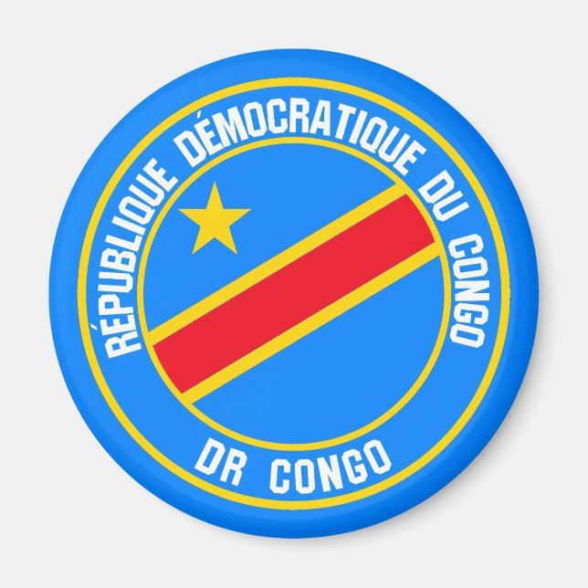 Imán Emblema de la Ronda del Congo (Frente)