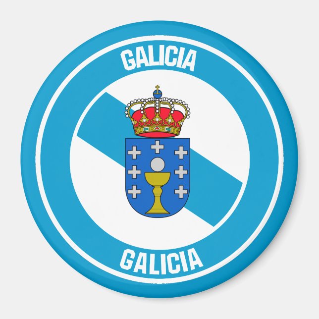 Imán Emblema de la Ronda Galicia (Frente)