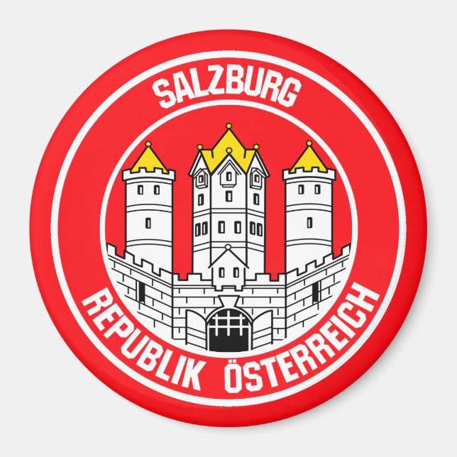 Imán Emblema de la Ronda Salzburgo (Frente)