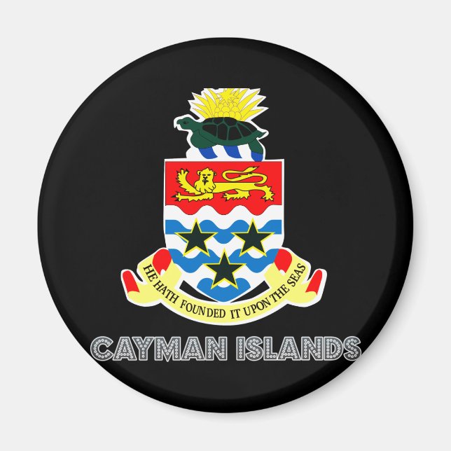 Imán Emblema de las Islas Caimán (Frente)