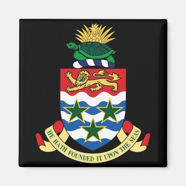 Imán emblema de las islas cayman (Frente)