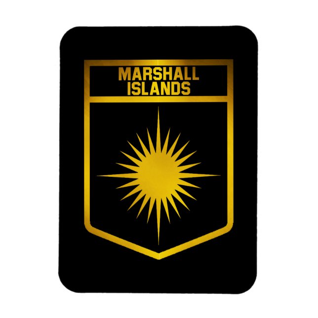 Imán Emblema de las Islas Marshall (Vertical)