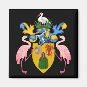 Imán emblema de las islas turcas y caicos