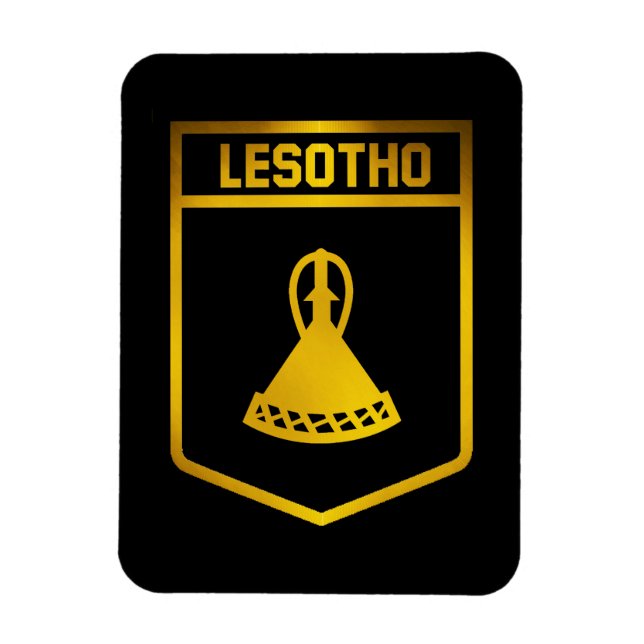 Imán Emblema de Lesoto (Vertical)