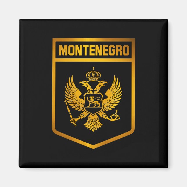 Imán Emblema de Montenegro (Frente)