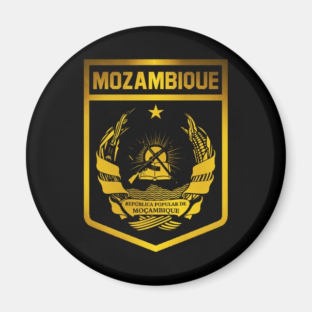 Imán Emblema de Mozambique (Frente)