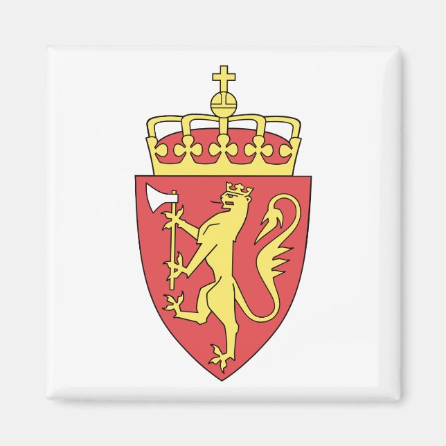 Imán emblema de noruega (Frente)