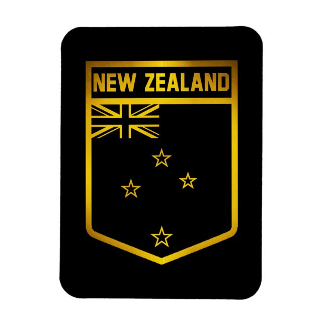 Imán Emblema de Nueva Zelanda (Vertical)