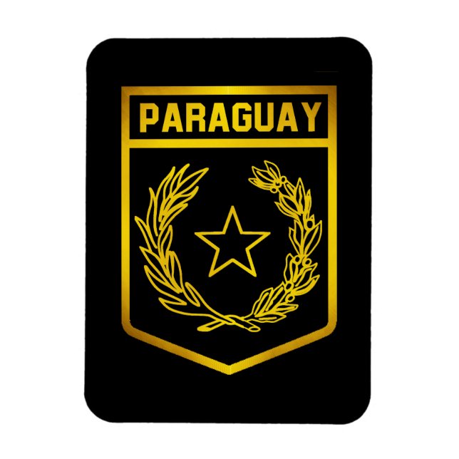 Imán Emblema de Paraguay (Vertical)