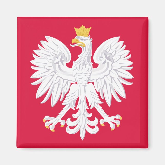 Imán emblema de polonia