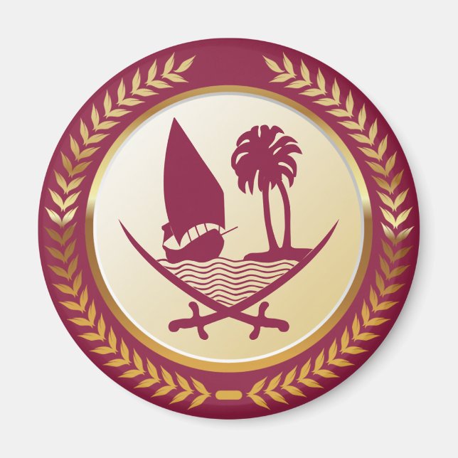 Imán Emblema de Qatar (Frente)