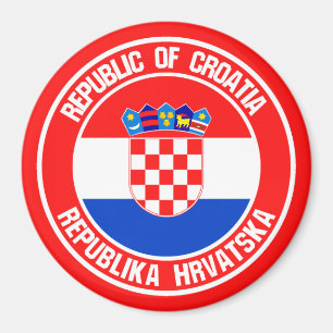 Imán Emblema de Ronda de Croacia