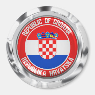 Imán Emblema de Ronda de Croacia