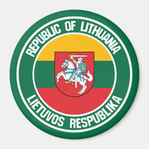 Imán Emblema de Ronda de Lituania