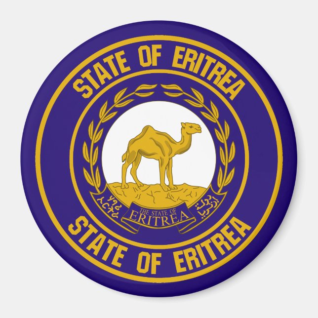 Imán Emblema de Ronda Eritrea (Frente)