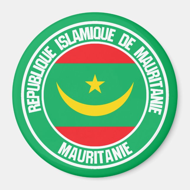 Imán Emblema de Ronda Mauritania (Frente)