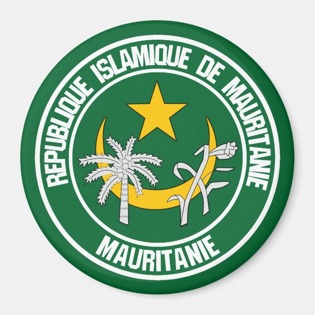 Imán Emblema de Ronda Mauritania (Frente)