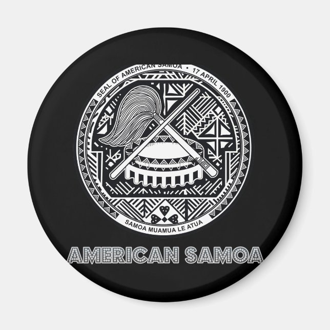 Imán Emblema de Samoan (Frente)