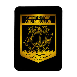 Imán Emblema de San Pedro y Miquelón