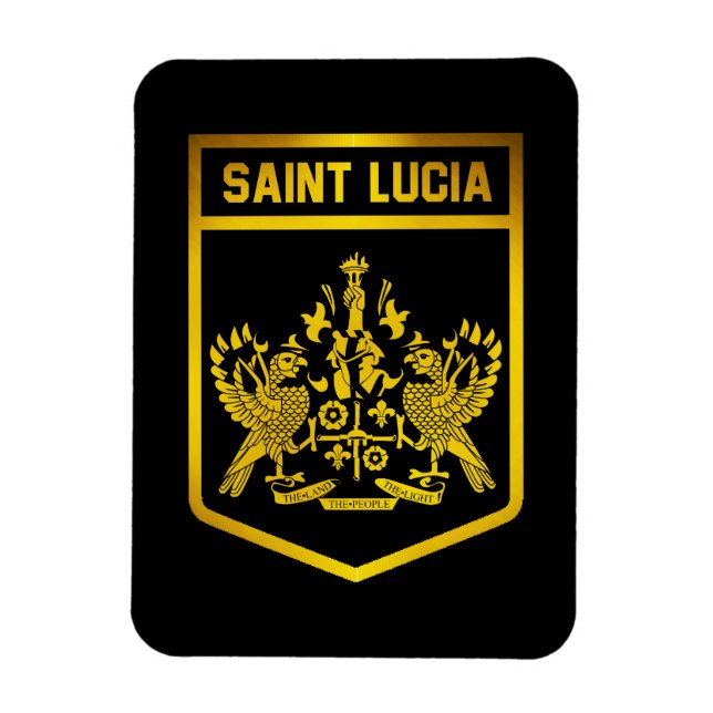 Imán Emblema de Santa Lucía (Vertical)
