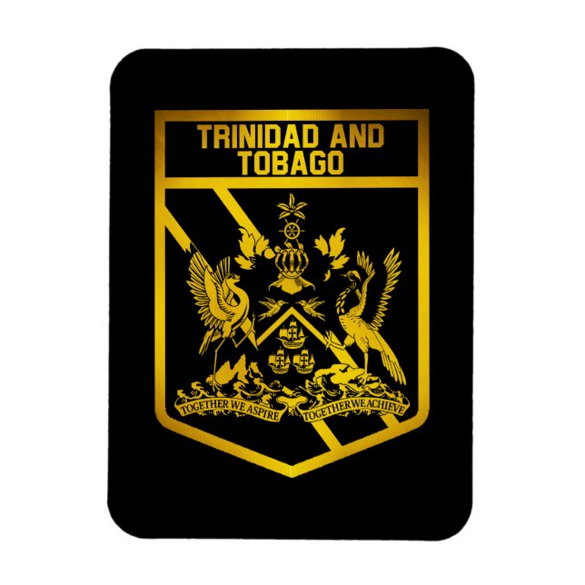 Imán Emblema de Trinidad y Tobago (Vertical)