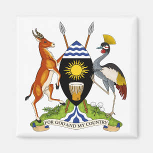 Imán emblema de Uganda