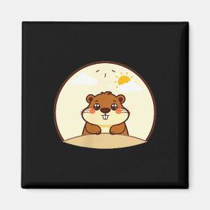 Imán Emblema del Día de la Marmota