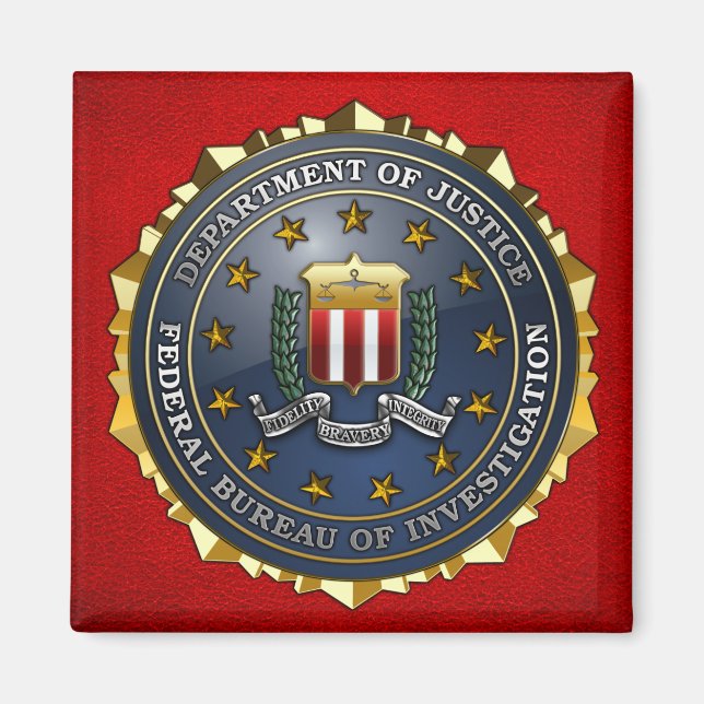Imán Emblema del FBI (Frente)