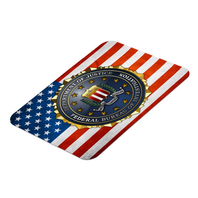 Imán Emblema del FBI (Lado Izquierdo)