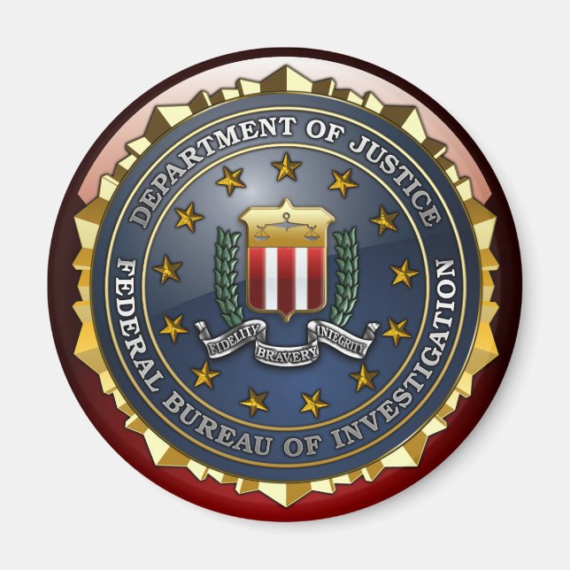Imán Emblema del FBI (Frente)