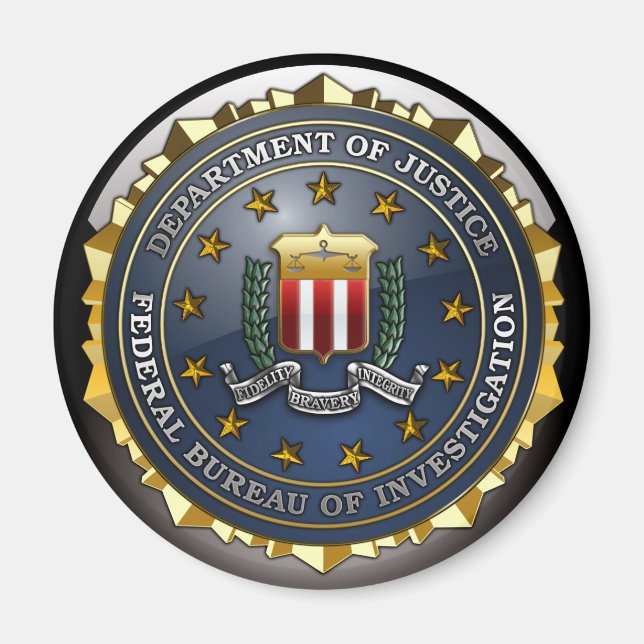 Imán Emblema del FBI (Frente)
